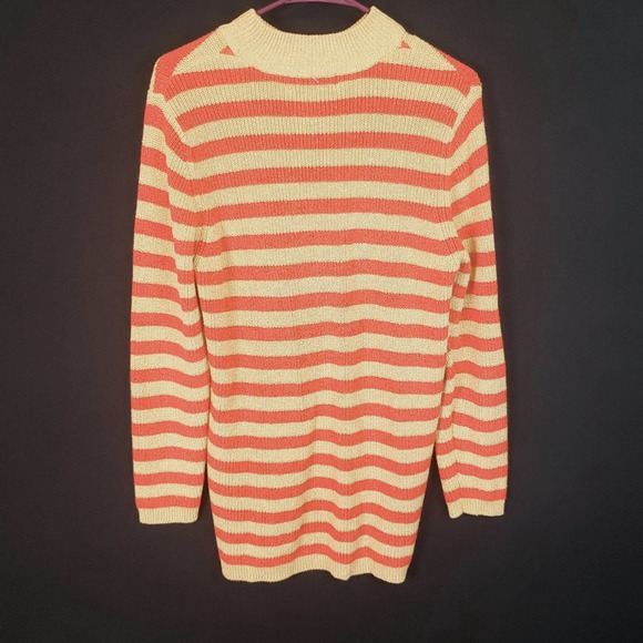 Bechamel vintage Striped Red and Gold sweater size small - Picture 6 of 7